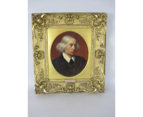 SIR GEORGE REID RSA (1841-1913)Portrait study of Professor John Stuart Blackie,head and shoulders, wearing a dark coatoil on 