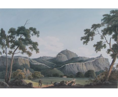 JUSTINIAN GANTZ (1802-1862)View towards the Fortress of Gooty, watercolour over pencil, heightened with bodycolour12 x 18 1/2