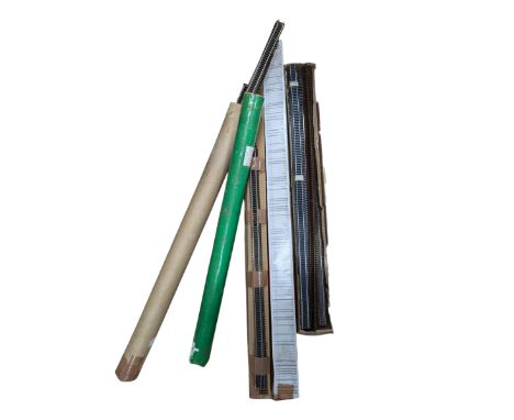 Collection of model railway flexi track, including Peco, Hornby, Lima etc