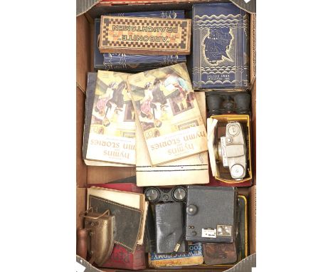 A Kodak Brownie 620 Model D camera, a Kodak Bantam Coloursnap II camera, an Instamac 100 camera, miscellaneous other items, i