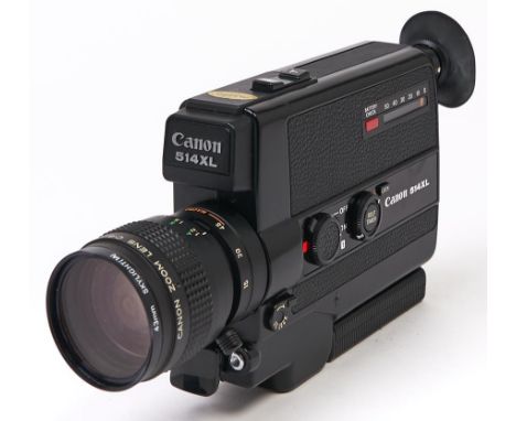 A Canon 514XL C-8mm cine camera, with 9-45mm F1.4 macro lens, with case  In apparently working order