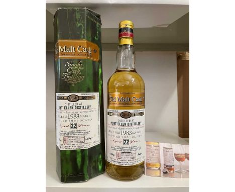Port Ellen Single Malt Scotch Whisky Old Malt Cask series 1983, aged 22 years, bottled 2005 by Douglas Laing &amp; Co, single