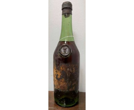 Napoleon Grande Champagne Reserve cognac, probably early 20th century, marked capsule, bottle with 'N' seal, traces of origin