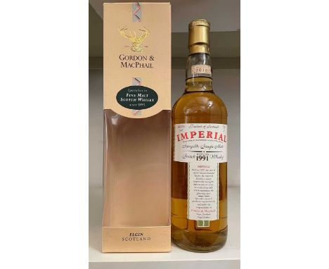 Imperial Speyside Single Malt Scotch Whisky 1991, bottled 2010 by Gordon &amp; MacPhail, 70cl, 43%, with box