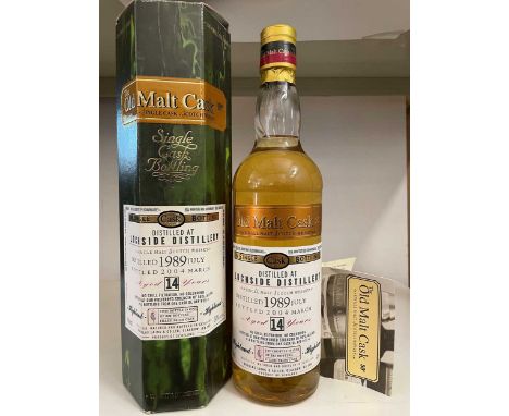 Lochside Single Malt Scotch Whisky Old Malt Cask series 1989, aged 14 years, bottled 2004 by Douglas Laing &amp; Co, single c