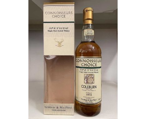 Coleburn Speyside Single Malt Scotch Whisky 1972, bottled by 2002 by Gordon &amp; MacPhail, Connoisseurs Choice series, 70cl,
