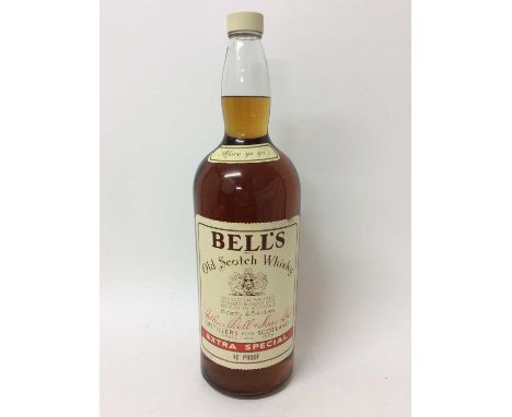 Whisky - one very large bottle, Bell's Old Scotch Whisky, 70%, 8 pints, 4.54 litres