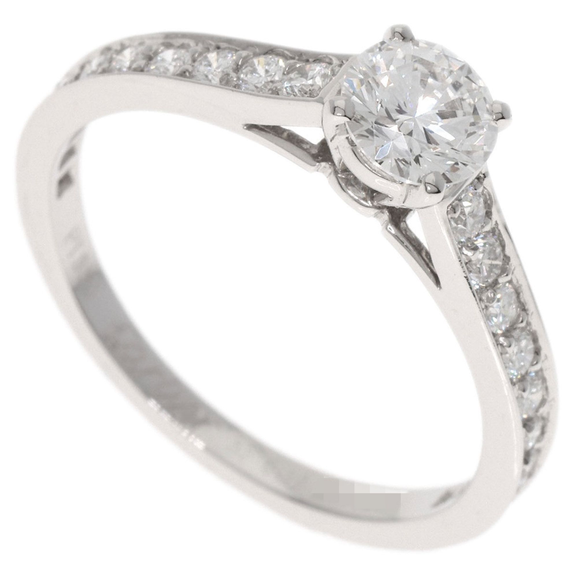 Cartier Solitaire Diamond #52 Ring in Platinum PT950 for Women