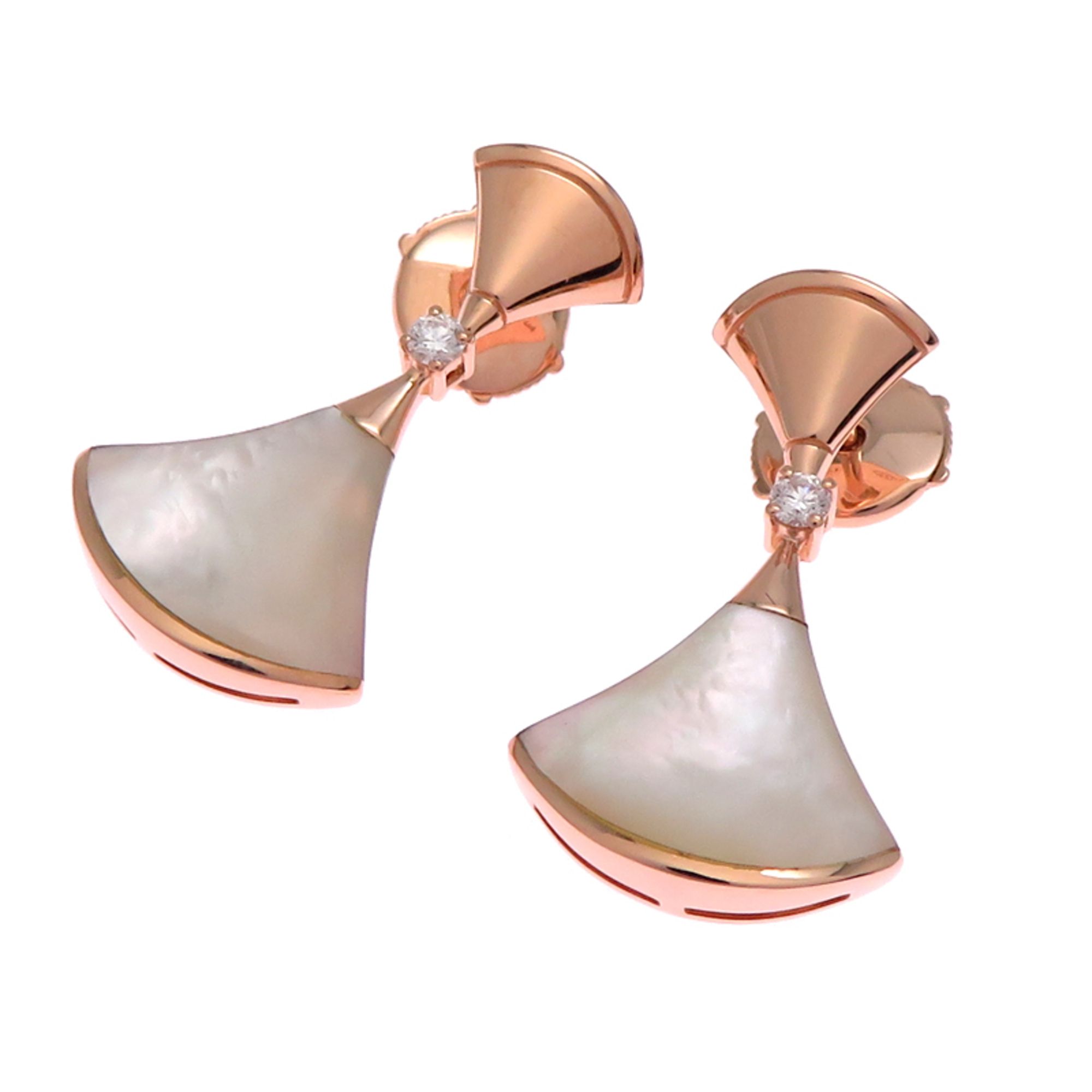 Bvlgari Diva Dream Women's Earrings 350740 750 Pink Gold
