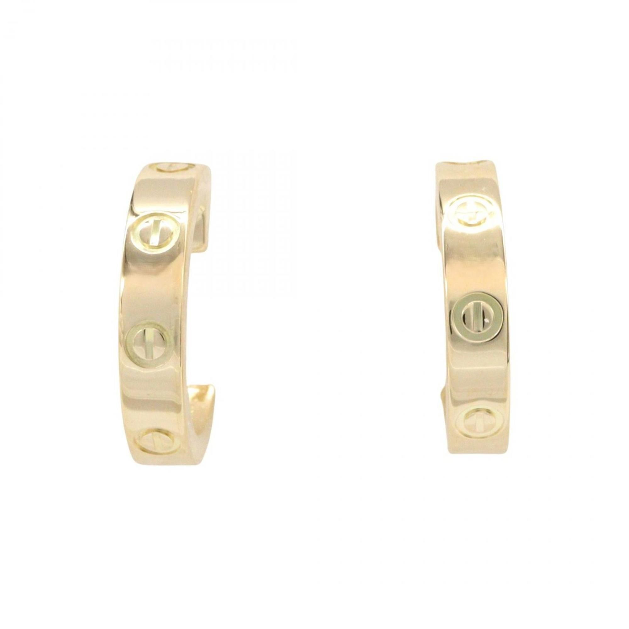 Cartier Mini Love Earrings, 18K Pink Gold, Women's, B8028800