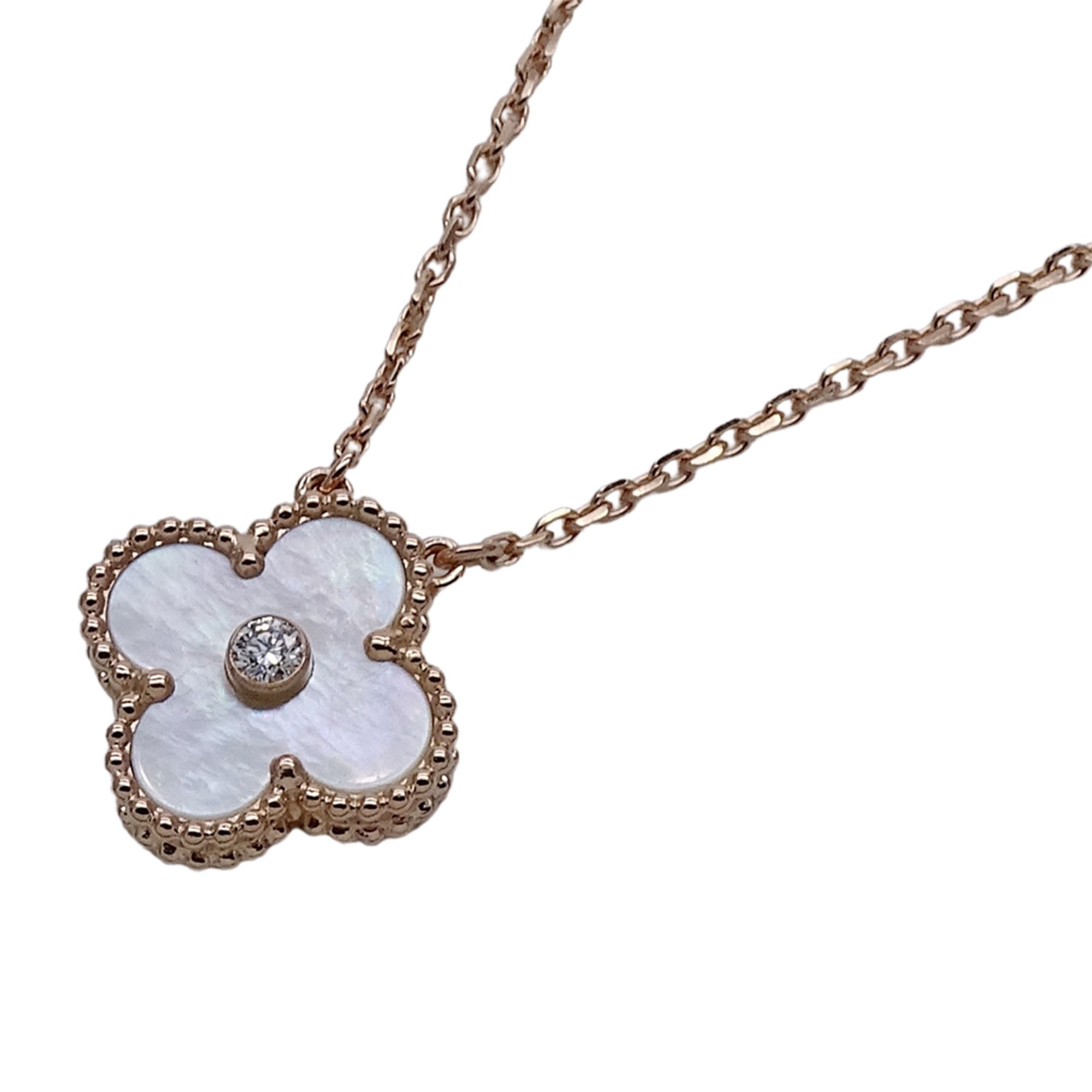 Van Cleef & Arpels Vintage Alhambra Necklace for Women, 2012 Christmas Limited Edition, Holiday, 750