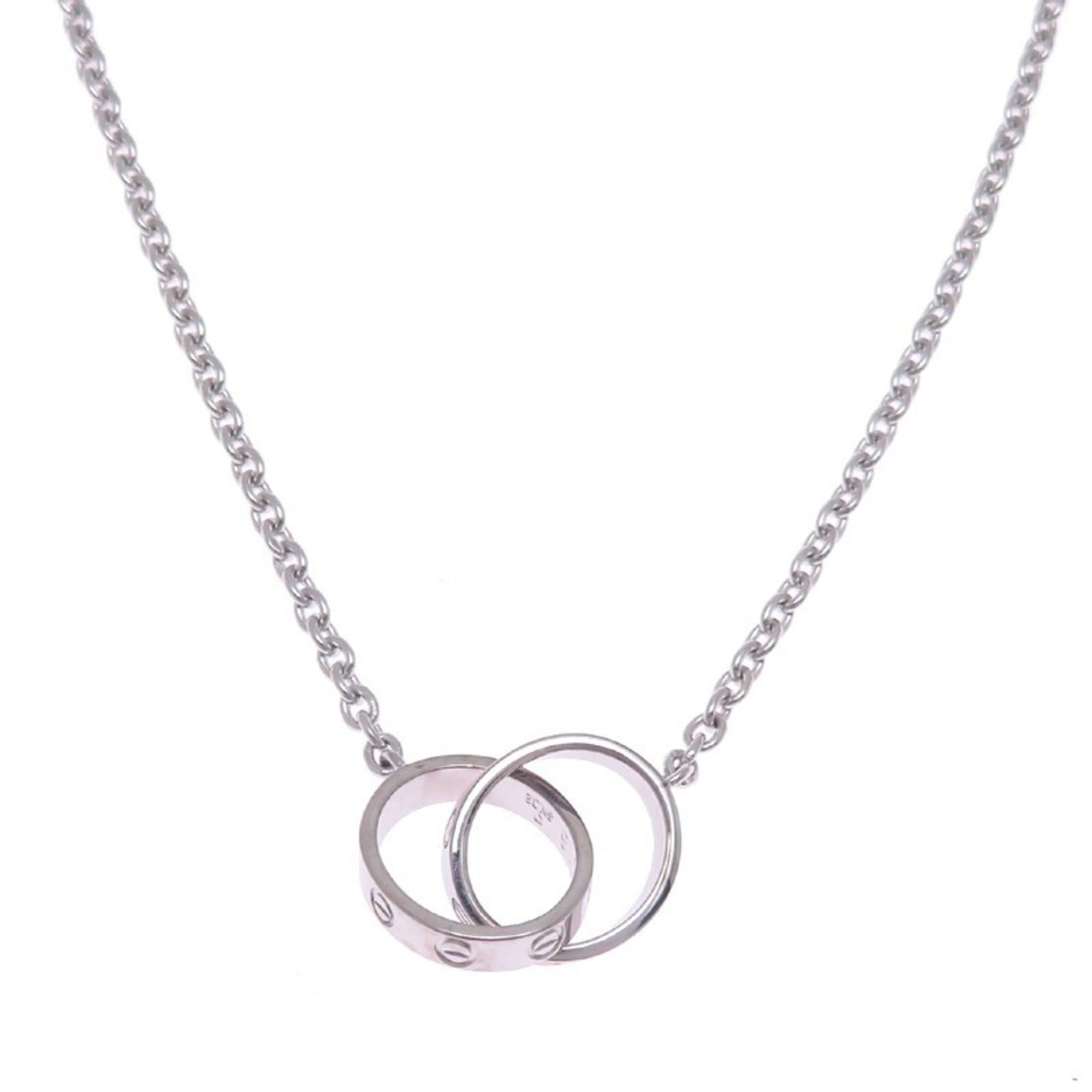 Cartier Baby Love Women's Necklace B7212500 750 White Gold