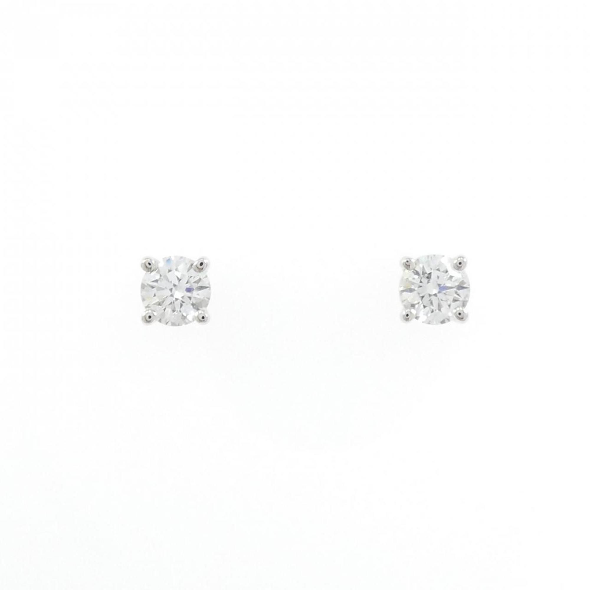 Tiffany solitaire earrings