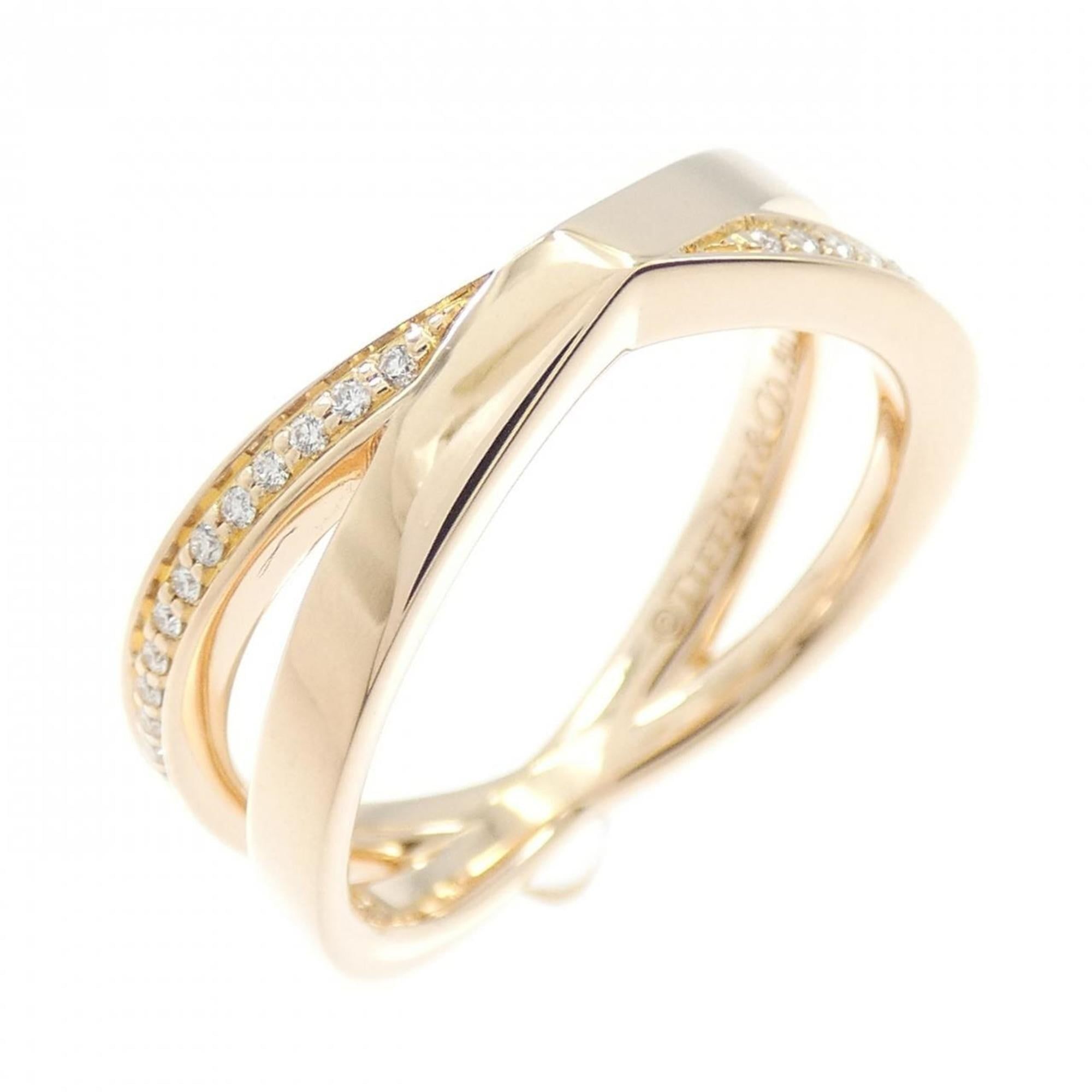 Tiffany X Narrow Ring 0.08CT
