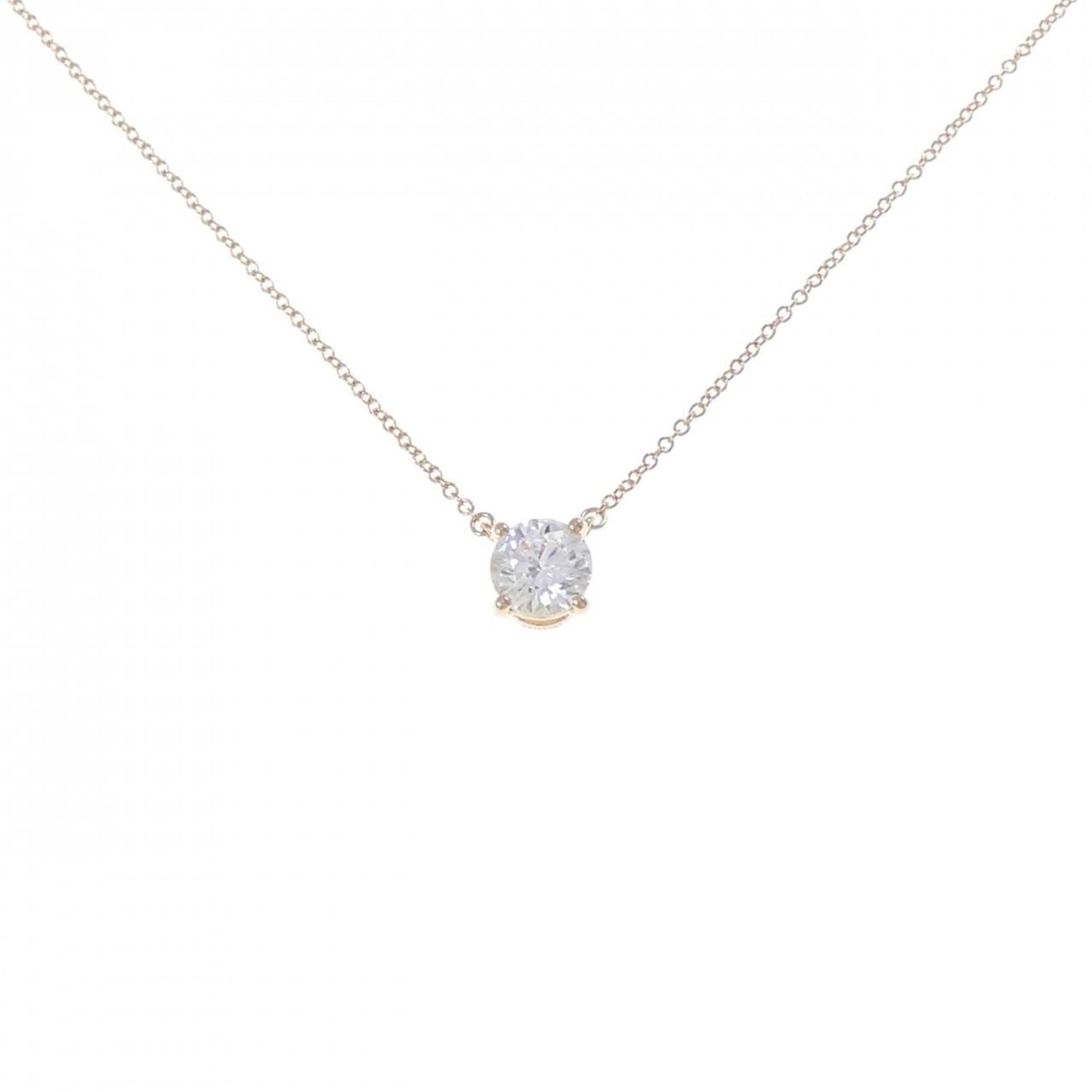 Tiffany Solitaire Necklace 1.00CT D VS2 3EXT