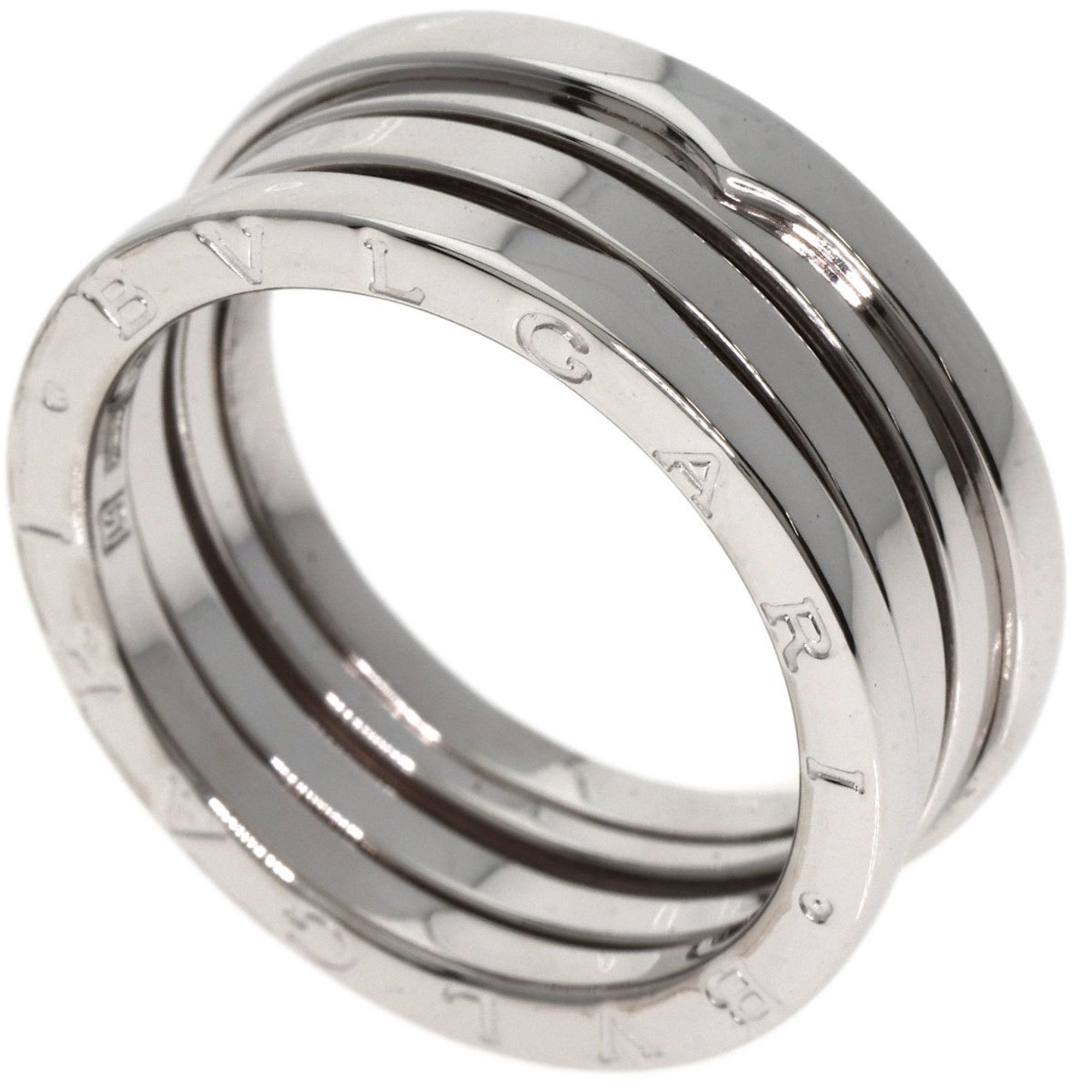 Bvlgari B-zero1 3-Band #61 Ring, 18K White Gold, Unisex