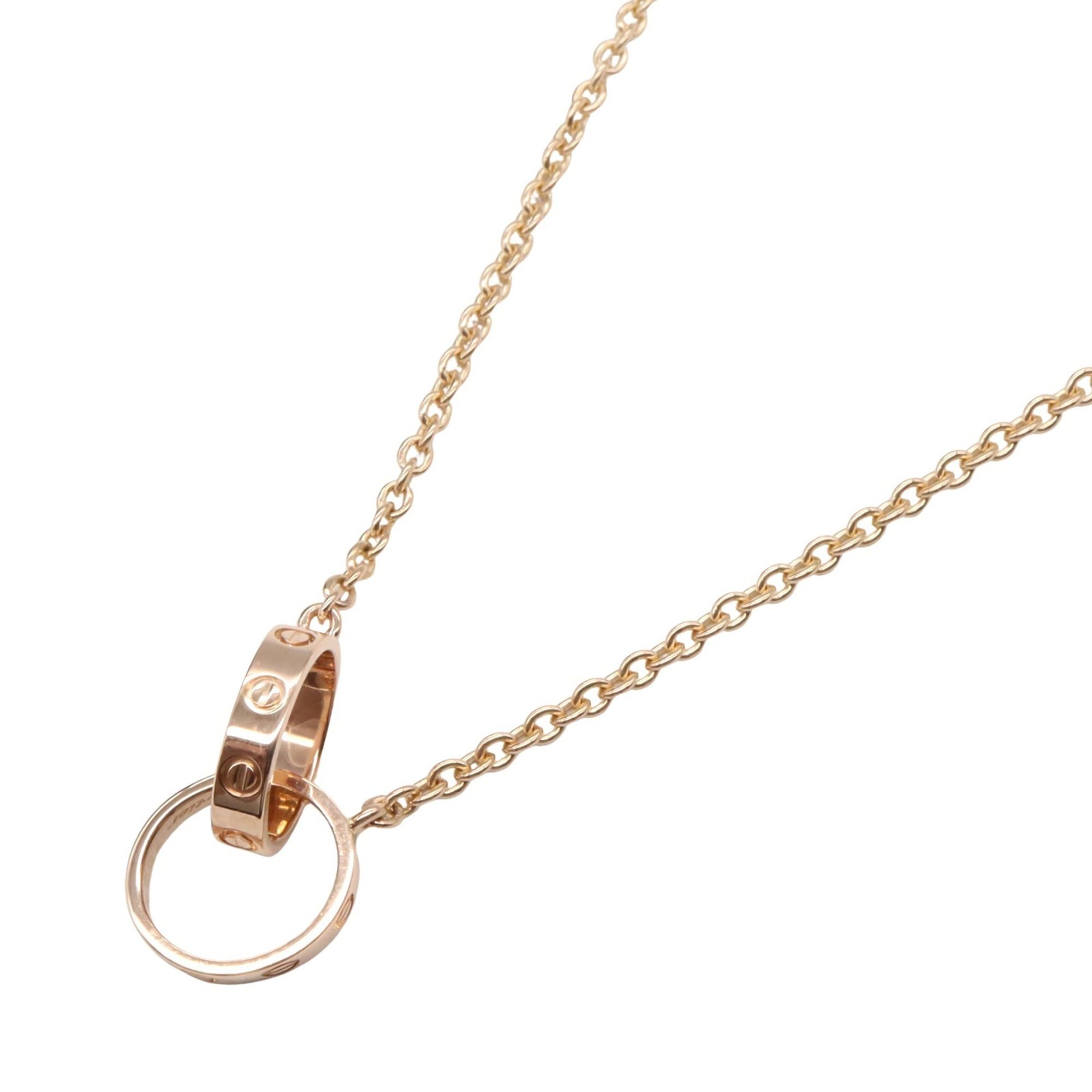 Cartier Baby Love Necklace, 18K Pink Gold, for Men and Women.