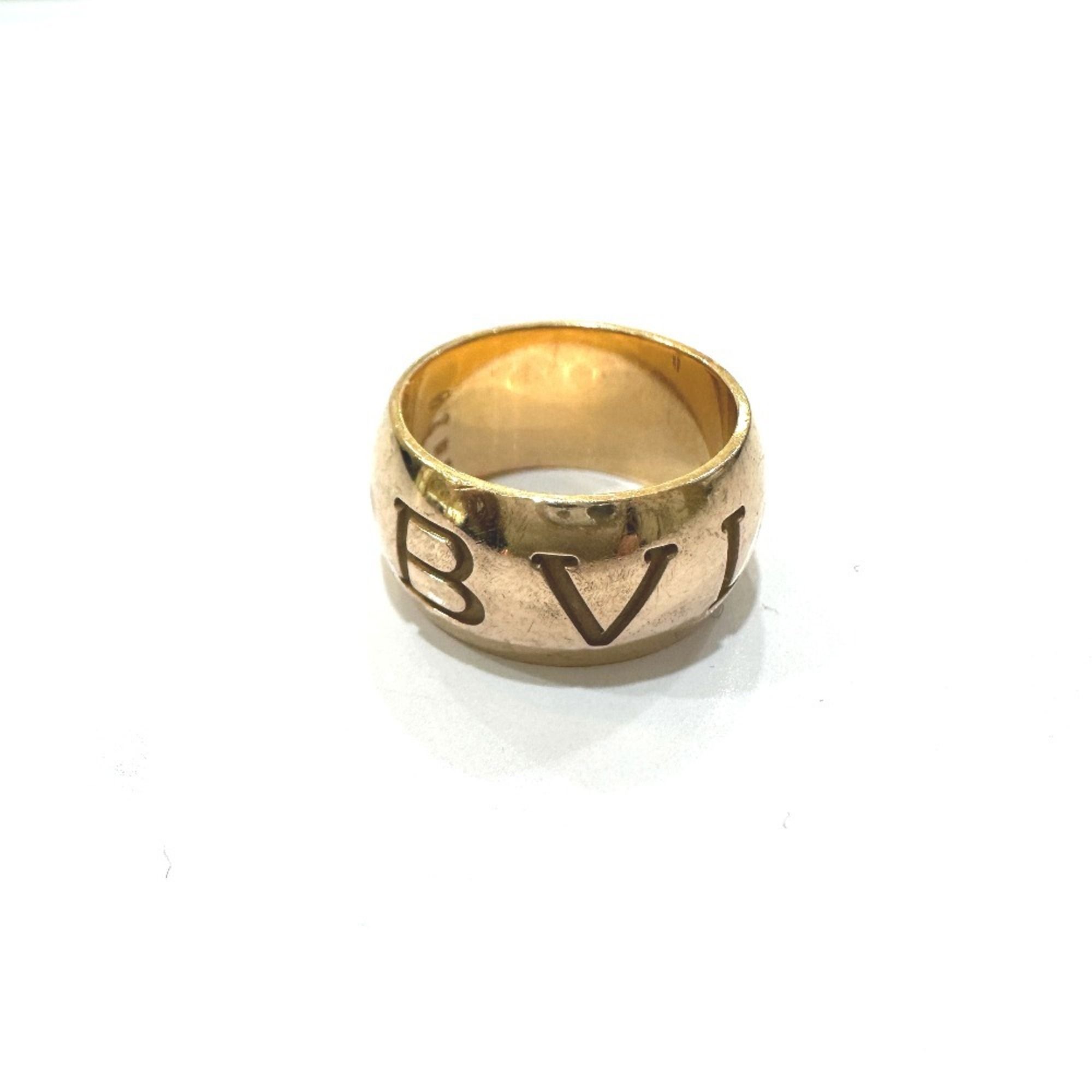 BVLGARI Bvlgari 18KPG Monologo Ring, Women's, Pink Gold