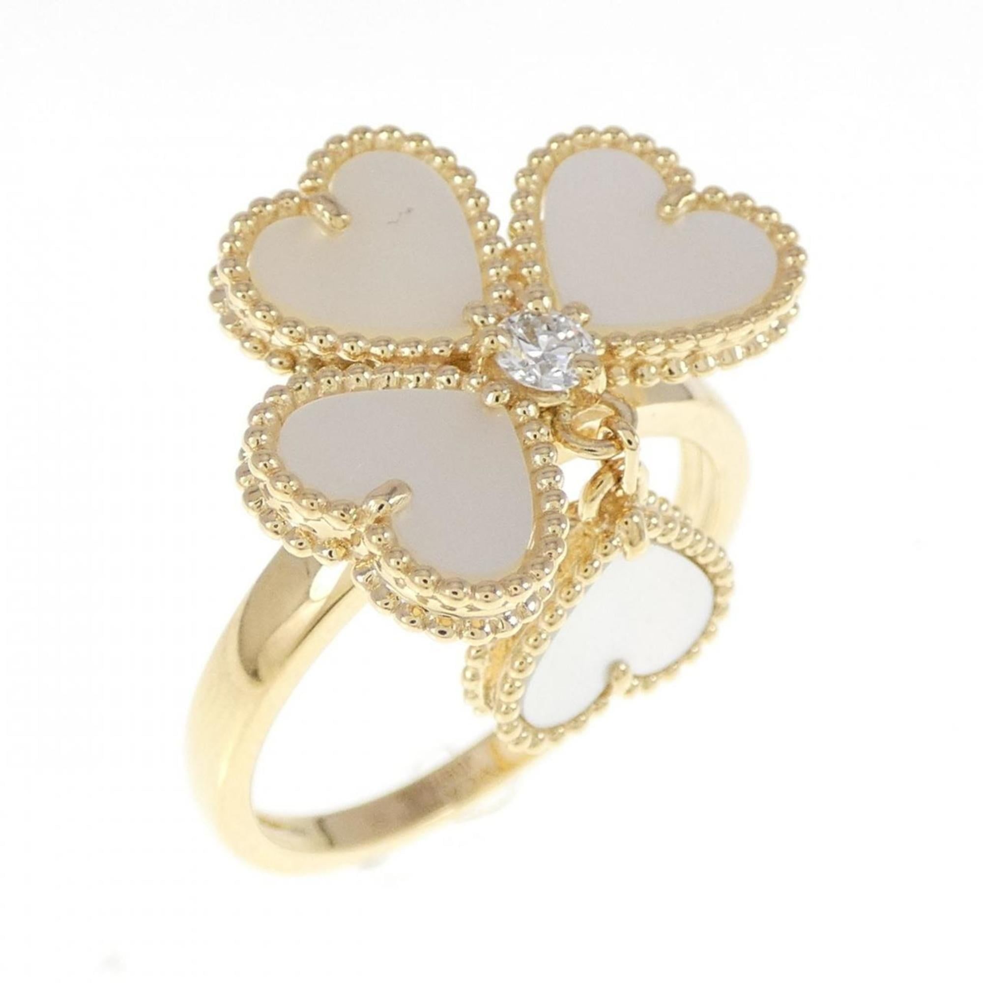 Van Cleef & Arpels Sweet Alhambra Feuillage Ring