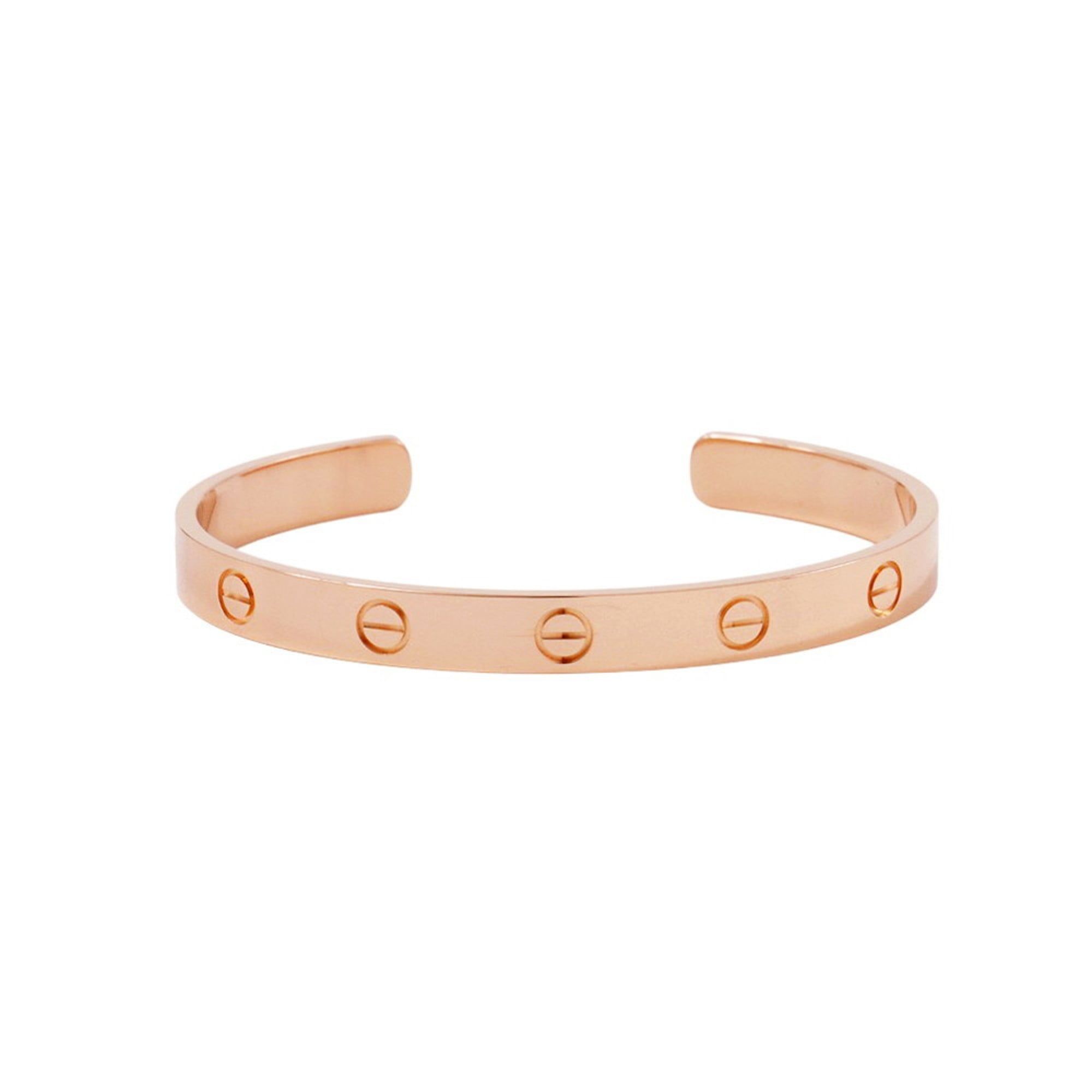 Cartier Love Bracelet, 18K Pink Gold, Size 17, Bracelet