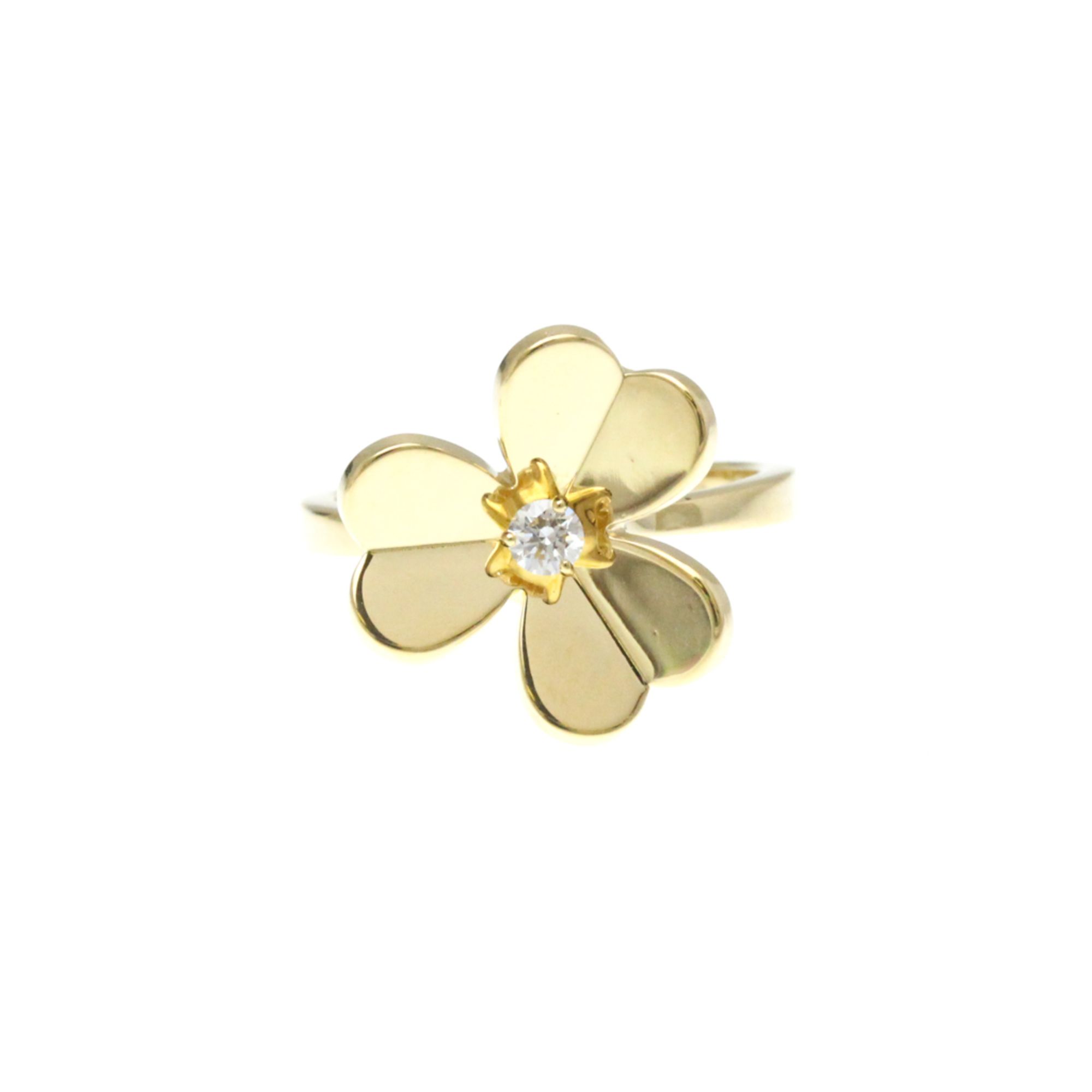 Van Cleef & Arpels Frivole Small Ring Yellow Gold (18K) Fashion Diamond Band Ring Gold