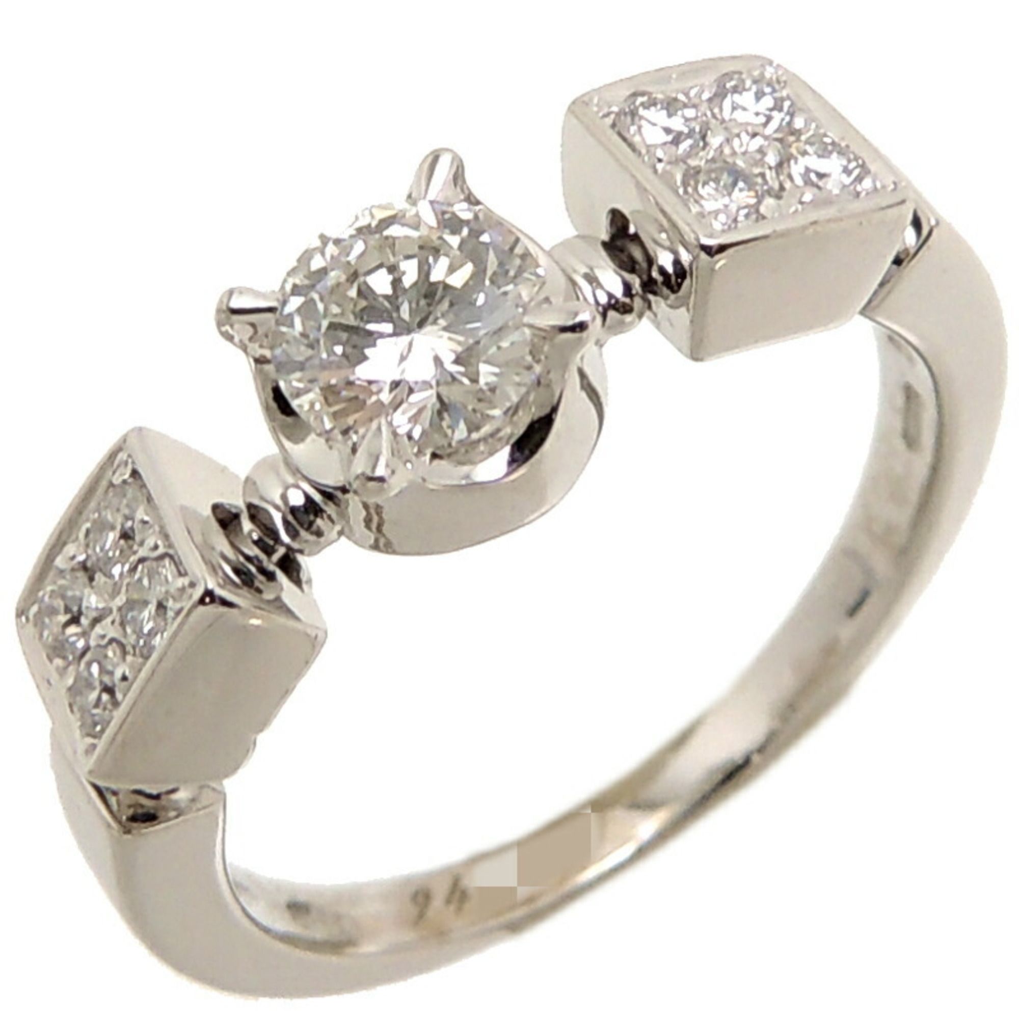 Bvlgari Lucia Diamond Women's Ring 750 White Gold No. 8