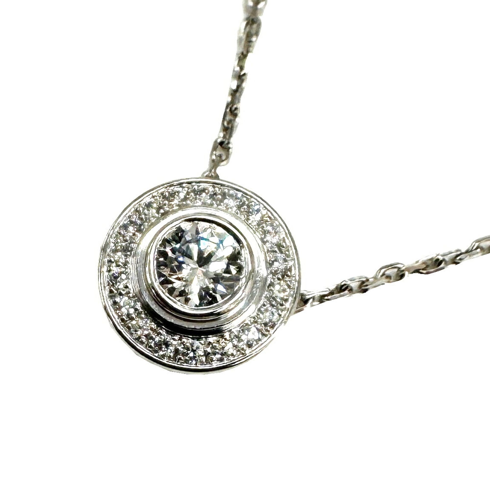 Cartier D'Amour Necklace CRN7406700 0.22ct Diamond 18K White Gold Women's