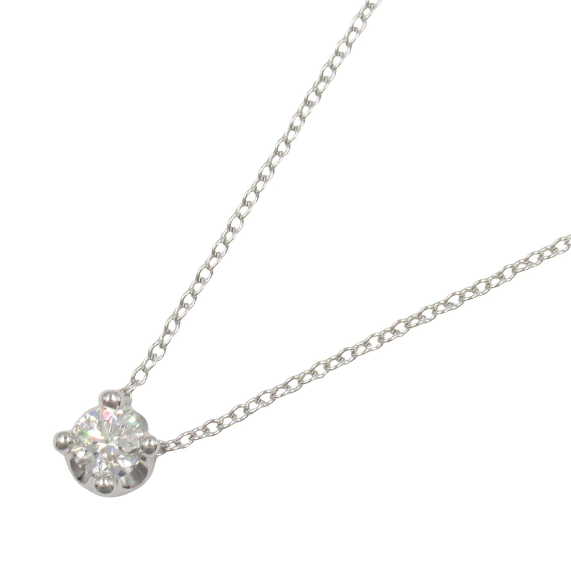 BVLGARI Corona Diamond Necklace, 18K White Gold with Diamonds, Clear, for Women