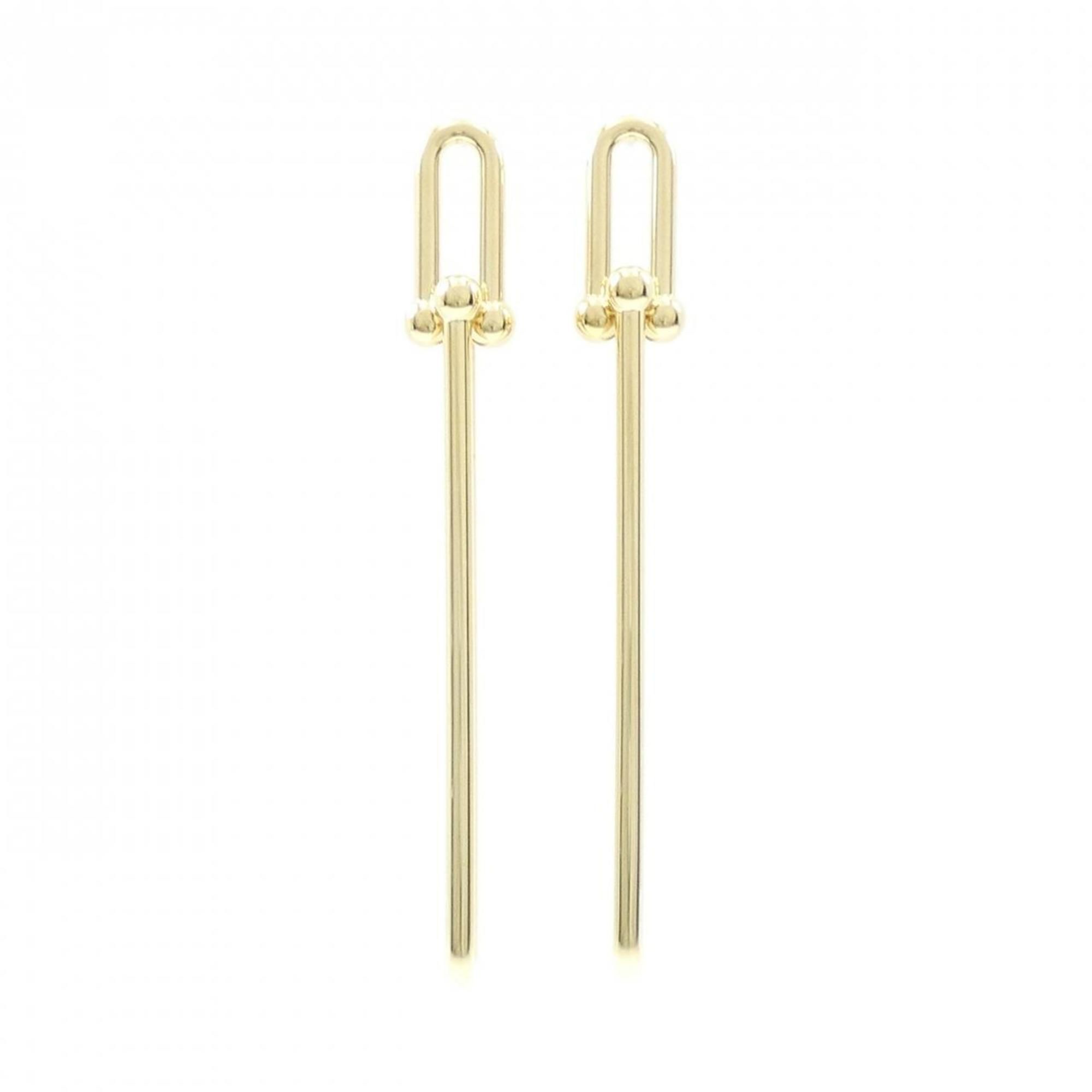Tiffany double long link earrings