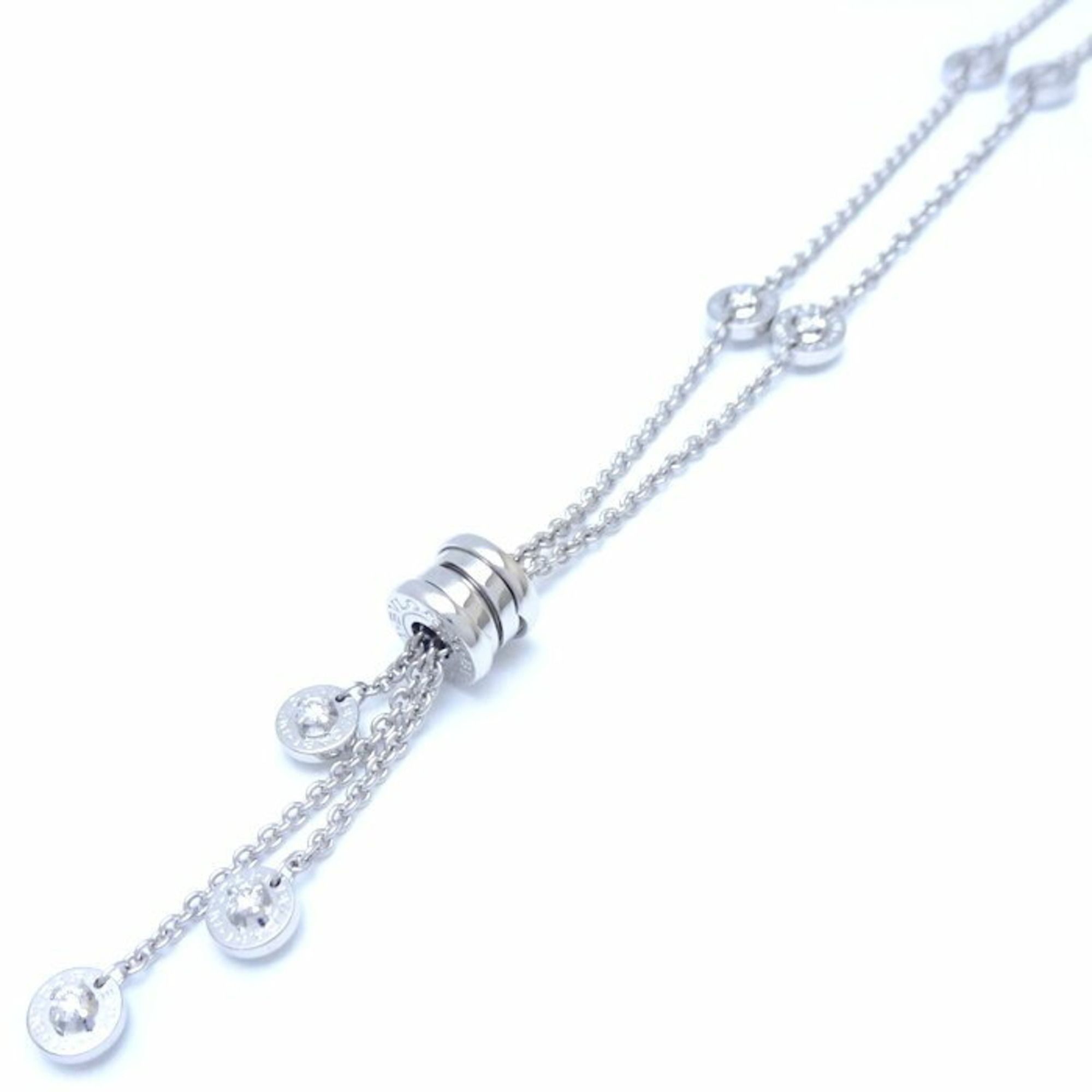 BVLGARI B.zero1 Element Necklace 5P Diamond K18WG White Gold 293135