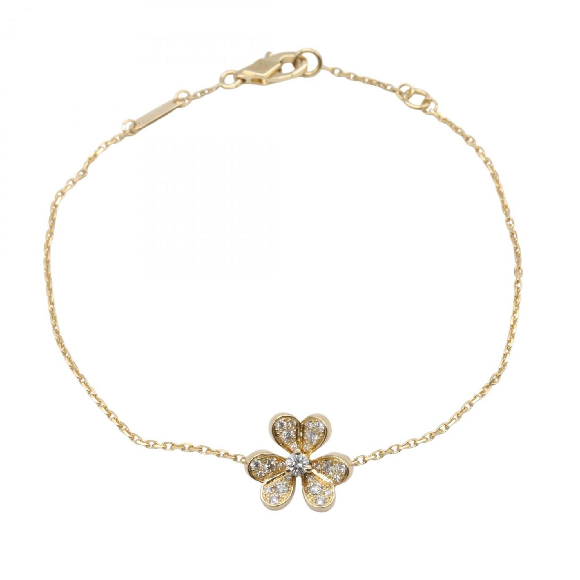 Van Cleef & Arpels Frivole Mini Diamond Bracelet in 18K Yellow Gold (VCARP24100) for Women