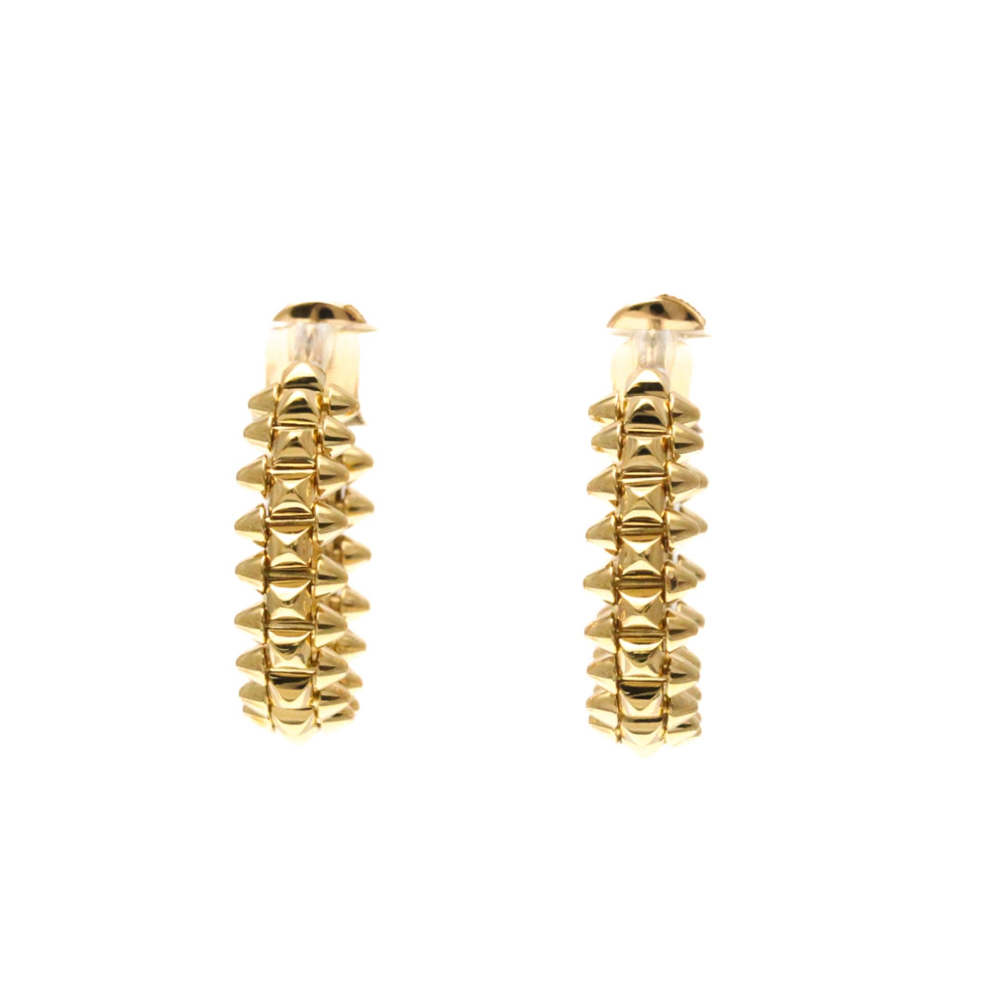 Cartier Crush De Cartier Earrings, Small Size No Stone Pink Gold (18K) Half Hoop Earrings Pink Gold