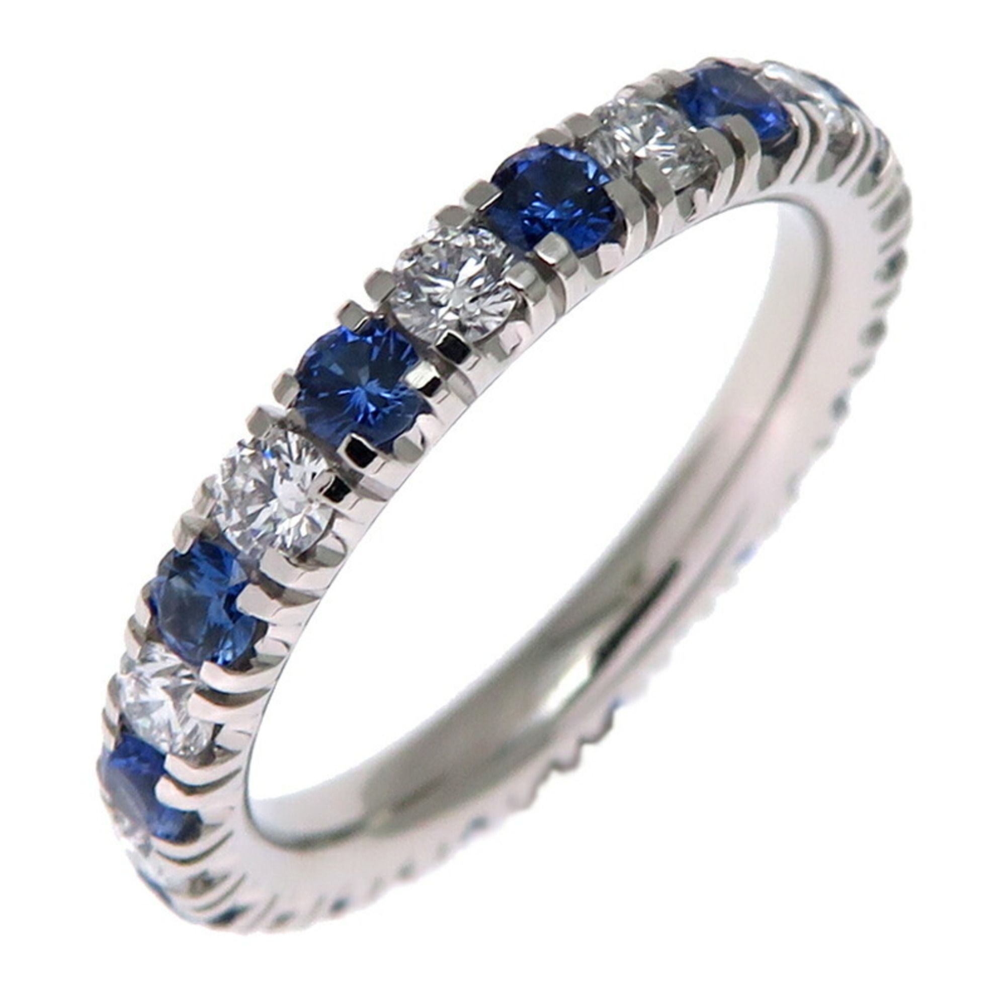 Cartier #47 Ethancel Ladies Ring B4232100 Pt950 Platinum Size 7