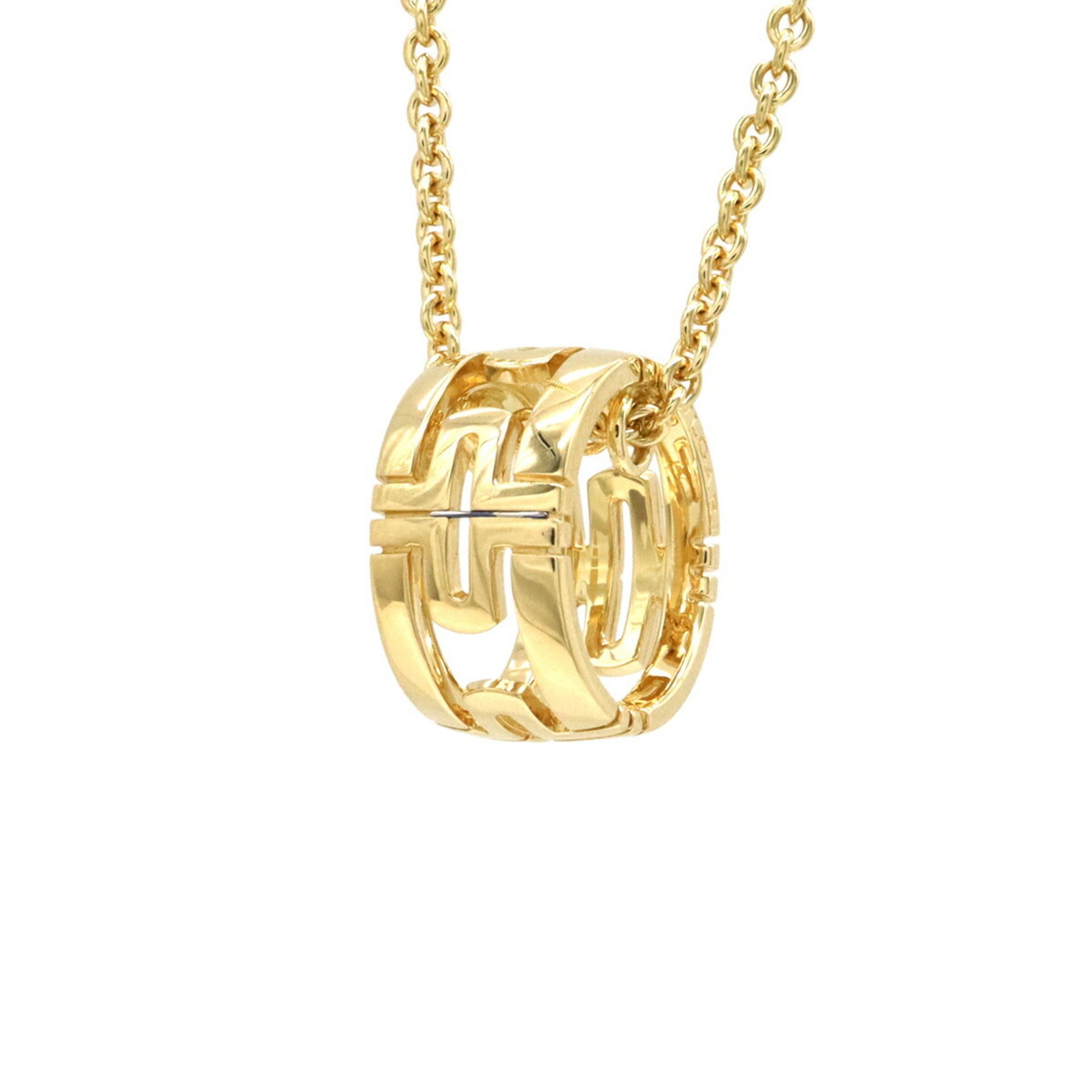BVLGARI Parentesi Necklace Pendant Work 18KYG 750YG Yellow Gold 342168
