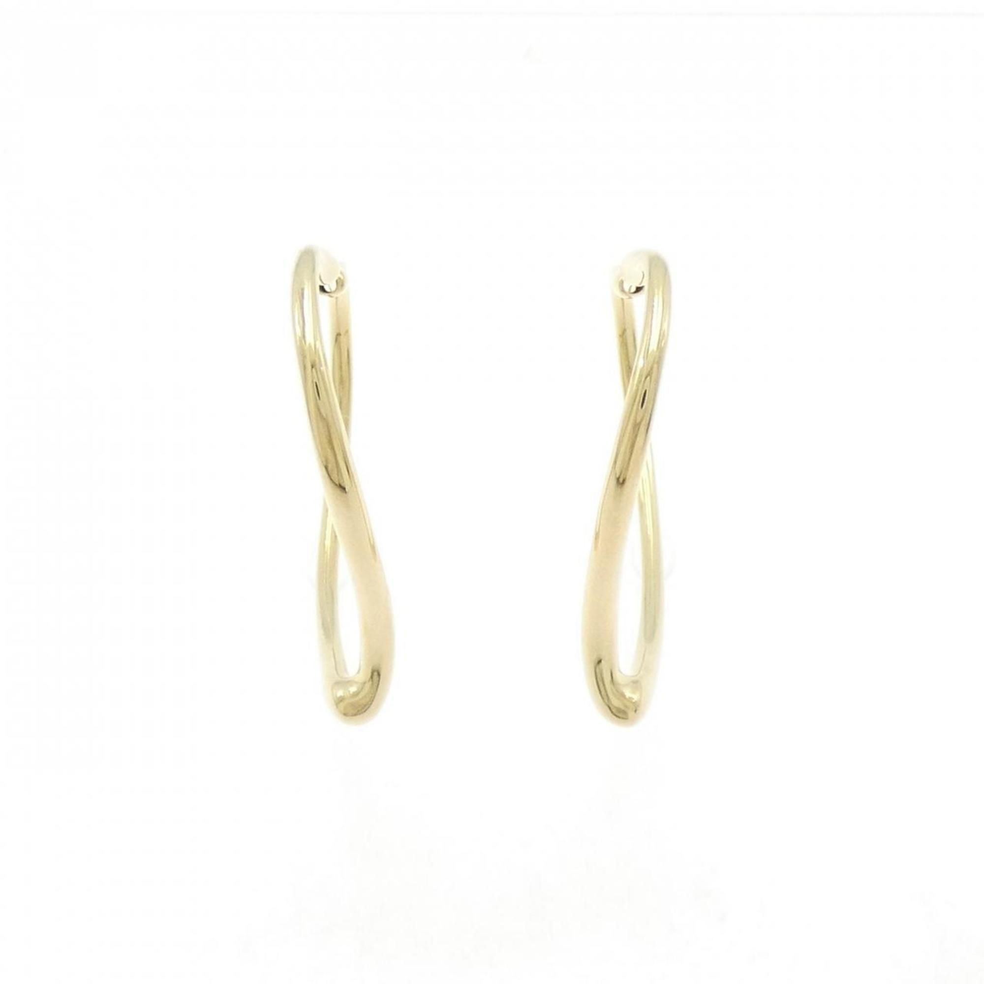 Tiffany Open Heart Hoop Earrings