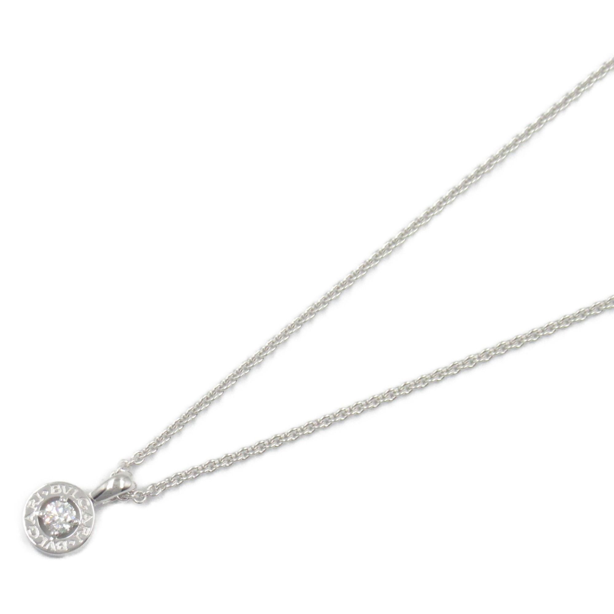 BVLGARI Necklace Diamond 18KWG (White Gold) Ladies Clear