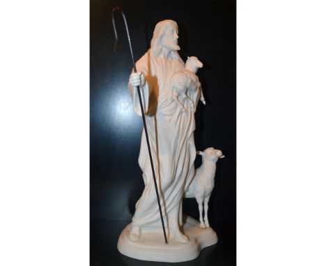 Bisque Porcelain White, hand created, hand crafted by the Artists of the Boehm Studios in the USA. Featuring Jesus Christ, Th