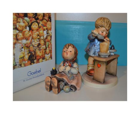 Hand created, hand painted, with great detail, the Goebel Studios in W Germany featuring the Vintage M.I.Hummel Figurines, 1)