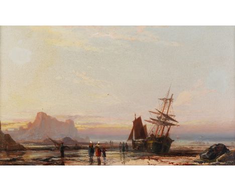 JAMES WEBB (BRITISH, 1825-1895)Bamborough Castle signed 'James Webb' (lower left) oil on canvas 31 x 51cm  Provenance Sale, C