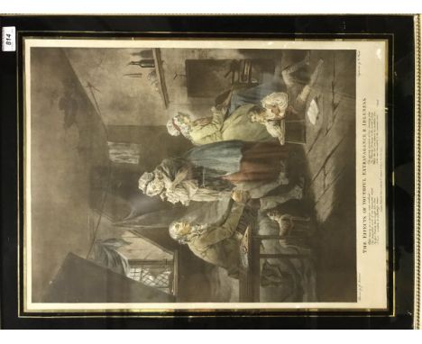 AFTER GEORGE MORLAND "The Effects of Youthful Extravagance and Idleness" and "The Fruits of Early Industry and Economy", fram