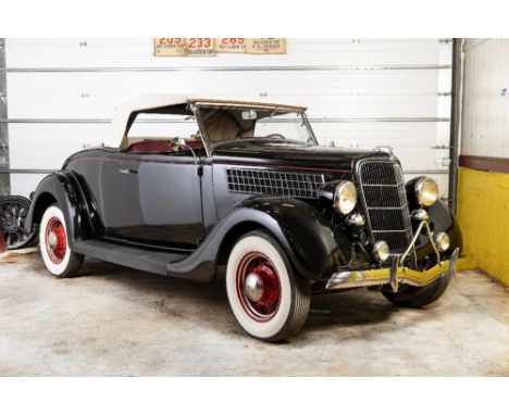 1935 Ford V8 Roadster  Chassis no. 182129187221ci L-Head V8 EngineSingle Stromberg 97 Carburetor85bhp at 3,800rpm3-Speed Manu