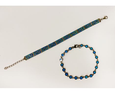OPAL SILVER BRACELET  &amp; ANOTHER 