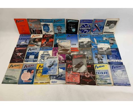 A collection of vintage aviation magazines 
