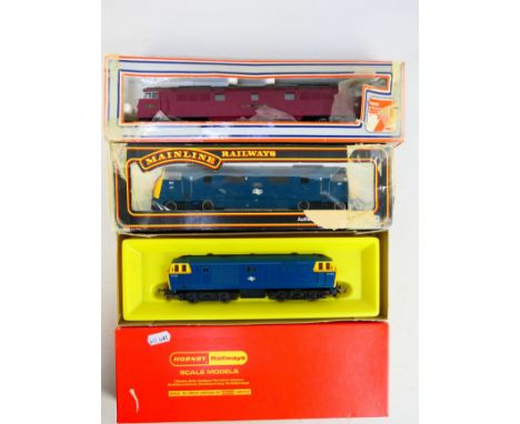 Mainline - Lima - Hornby - Three boxed OO gauge locomotives. Lot consists of Mainline ~37 063 Class 42 BoBo diesel Hydraulic 