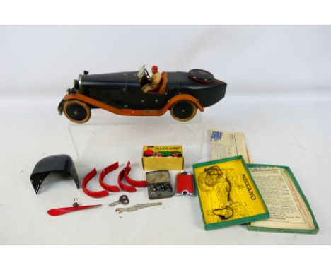 Meccano - An unboxed 1930s Constructor Car (Assembled). Item appears to be in fair plus condition with some age related wear 