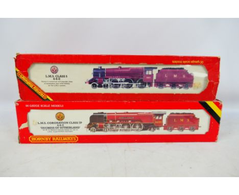 Hornby - Two boxed Hornby OO gauge steam locomotives and tenders. Lot consists of Hornby R842 Class 5 4-6-0  Op.No. 4657 in L
