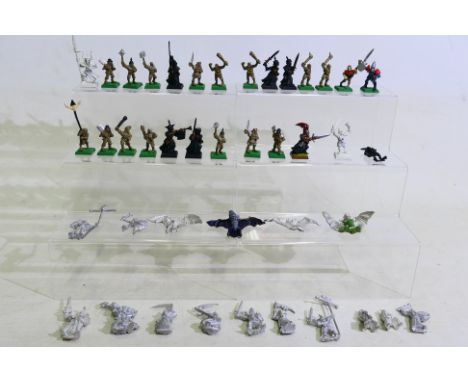 Warhammer - Citadel - Games Workshop - A group of over 30 painted and unpainted Warhammer Undead metal figures. Lot includes 