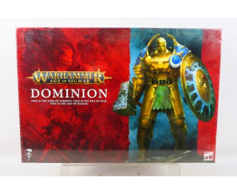 Warhammer - A boxed factory sealed Warhammer 'Age of Sigmar - Dominion' set. The set is presumed to be in Mint condition bein