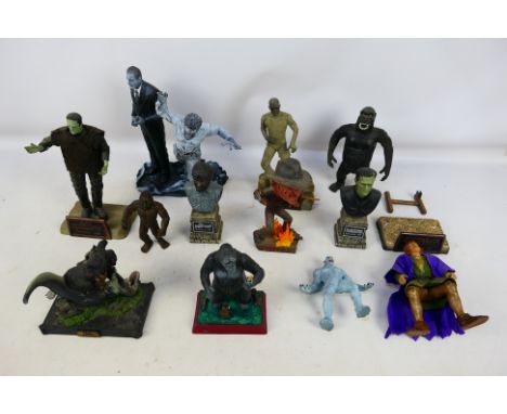 Sideshow - Neca - Moebius Models - Imperial - Other - A group of unboxed 'Monster' themed action figures and plastic models i
