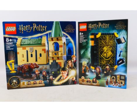 Lego - Two boxed 2021/22 factory sealed Lego Harry Potter sets. Lot consists of #76387 'Hogwarts Fluffy Encounter'; with #763